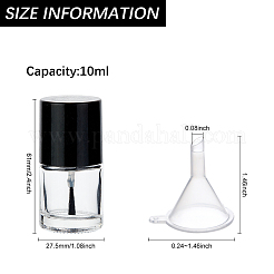 Transparent Glass Nail Polish Empty Bottle&nbsp;MRMJ-BC0002-52