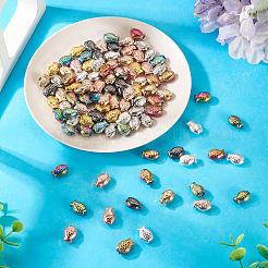 100Pcs 10 Styles Electroplate Glass Beads&nbsp;EGLA-TA0013-15