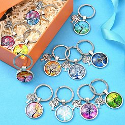 Alloy Glass Keychains&nbsp;KEYC-YW00008-01