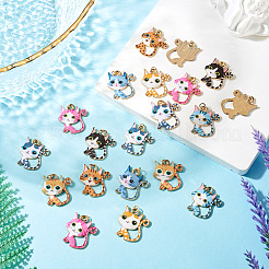 24Pcs Alloy Enamel Pendants&nbsp;ENAM-TA0003-83