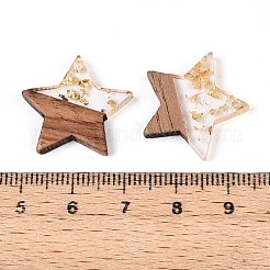 Resin & Walnut Wood Pendants&nbsp;RESI-T057-38M