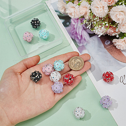 12Pcs 6 Colors Handmade Polymer Clay Beads&nbsp;CLAY-PH0002-10
