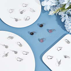 40Pcs 304 Stainless Steel Leverback Earring Findings&nbsp;KK-UN0043-44