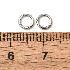 Tarnish Resistant 304 Stainless Steel Open Jump Rings&nbsp;STAS-Q186-02-5x0.8mm