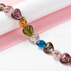 Handmade Lampwork Beads Strands&nbsp;LAMP-D015-09F