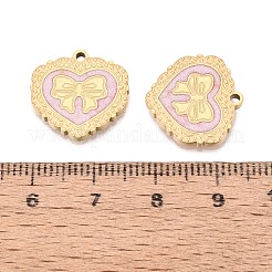 304 Stainless Steel Enamel Pendants&nbsp;STAS-Q111-02G