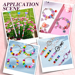 120Pcs 6 Styles Resin European Beads&nbsp;RPDL-SC0001-10