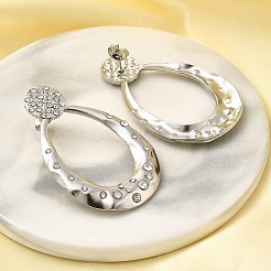 304 Stainless Steel Dangle Stud Earrings&nbsp;EJEW-F361-23P