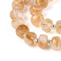 Heated Natural Citrine Beads Strands&nbsp;G-N327-08A-10