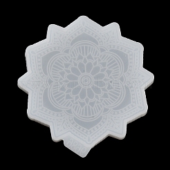 Mandala Flower Cup Mat Silicone Molds&nbsp;SIMO-H144-01B