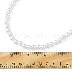 ABS Plastic Imitation Pearl Round Beaded Purse Straps&nbsp;AJEW-FZ00008