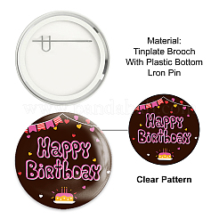 Tinplate Brooch&nbsp;JEWB-WH0012-026