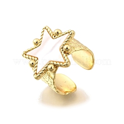 Brass Cuff Rings for Women&nbsp;RJEW-F183-02A-G