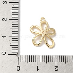 Brass Micro Pave Clear Cubic Zirconia Pendants&nbsp;KK-U013-02G