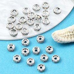 Brass Rhinestone Spacer Beads&nbsp;X-RB-A014-Z5mm-28S-NF
