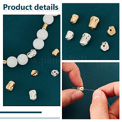 24Pcs 6 Styles Rack Plating Brass Spacer Beads&nbsp;KK-PH0006-67