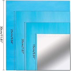 PET Plastic Mirror Wall Stickers&nbsp;AJEW-WH0018-68C