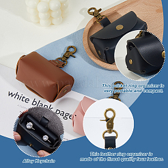 PU Leather Ring Storage Gift Cases with Iron Rings & Clasps&nbsp;AJEW-WH0348-484B