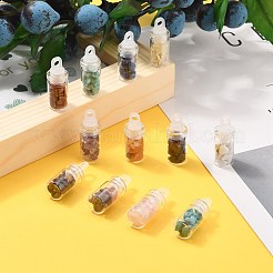 Glass Wishing Bottle Pendants&nbsp;PALLOY-JF00512