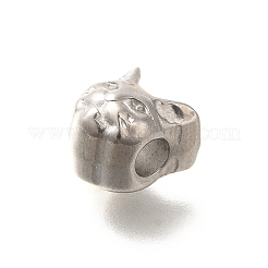 Anti-Tarnish 304 Stainless Steel European Beads&nbsp;STAS-I321-46P