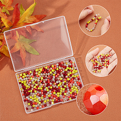 10 Strands Glass Beads Strands&nbsp;EGLA-BBC0001-01D
