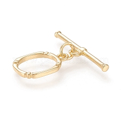 Brass Toggle Clasps&nbsp;X-KK-M108-F01