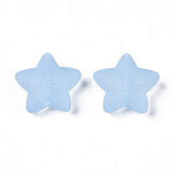 Transparent Frosted Acrylic  Beads&nbsp;X-FACR-N002-01A