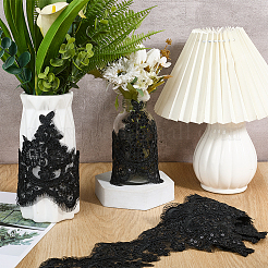 5Yards Polyester Flower Sewing Ornament&nbsp;DIY-HY0003-31B