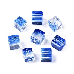 Baking Paint Transparent Glass Beads&nbsp;DGLA-N005-01A-02