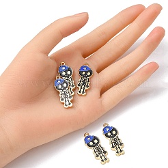 5Pcs Alloy Enamel Pendants&nbsp;ENAM-YW0001-49C