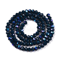 Electroplate Opaque Solid Color Glass Beads Strands&nbsp;EGLA-A044-P3mm-L16