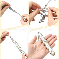 Stainless Steel Portable Lipstick Pouch Pendant Decorations&nbsp;HJEW-FS00107