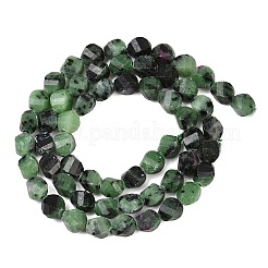 Natural Ruby in Zoisite Beads Strands&nbsp;G-P611-C22-01