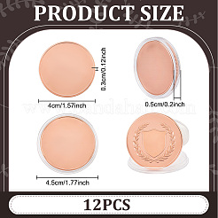 12Pcs Iron Blank Commemorative Coins&nbsp;AJEW-BC0011-02RG