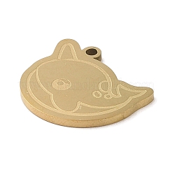 201 Stainless Steel Pendants&nbsp;STAS-C095-02G