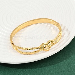 304 Stainless Steel Hinged Bangles for Women&nbsp;BJEW-C114-04G