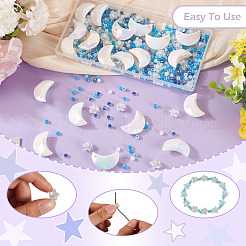 DIY Star Moon Jewelry Making Findings Kits&nbsp;DIY-TA0013-76
