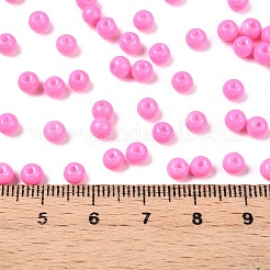Opaque Baking Paint Glass Beads&nbsp;DGLA-T004-03K