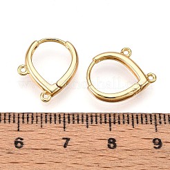 Brass Hoop Earring Finding&nbsp;KK-N261-64G