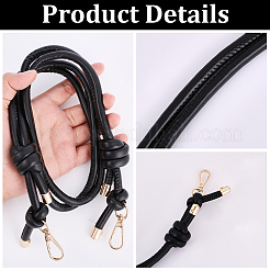 3Pcs 3 Colors PU Leather Adjustable Bag Strap&nbsp;FIND-CL0001-49