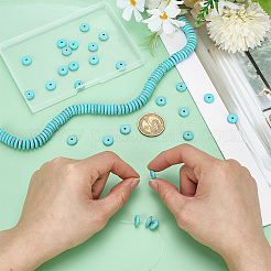 1 Strand Synthetic Turquoise Beads Strands&nbsp;G-FG0001-15