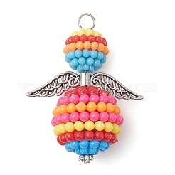 Rainbow Style ABS Plastic Pendants&nbsp;PALLOY-JF02739