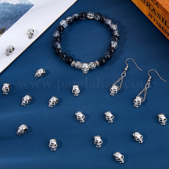 80Pcs Tibetan Style Alloy European Beads&nbsp;FIND-DC0006-09B