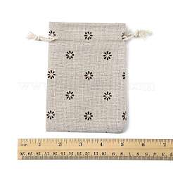 24Pcs 6 Colors Polycotton(Polyester Cotton) Packing Pouches Drawstring Bags&nbsp;ABAG-FS0001-12
