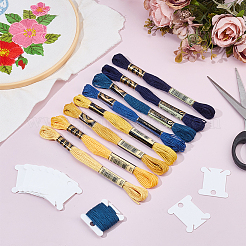 24 Skeins 3Bags 6-Ply Polyester Embroidery Floss&nbsp;OCOR-CY0003-42B