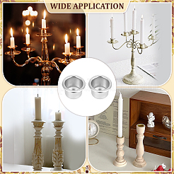 40Pcs Aluminum Candle Cup&nbsp;FIND-PH0024-90B