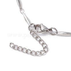304 Stainless Steel Slider Necklace Makings&nbsp;AJEW-JB01268-02