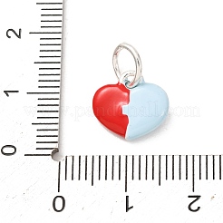 Brass Enamel Pendants&nbsp;KK-CBA260B-08P
