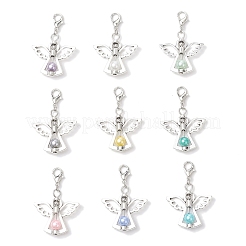 Glass Pearl Beads Pendant Decorations&nbsp;HJEW-JM03496
