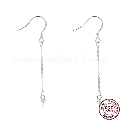 925 Sterling Silver Earring Hooks Findings&nbsp;STER-I014-26S